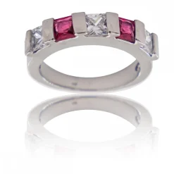 Coffret Bague Femme Rhodium DANA