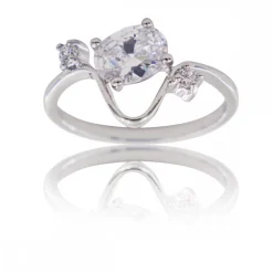 Coffret Bague Femme Rhodium URSUS