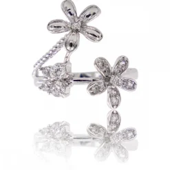Coffret Bague Femme Rhodium FLORA