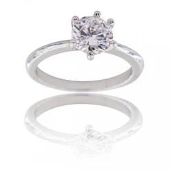 Coffret Bague Femme Rhodium EOLIA