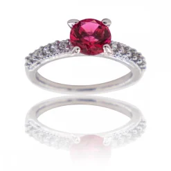 Coffret Bague Femme Rhodium HEZE