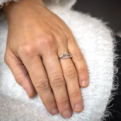 Coffret Bague Femme Rhodium CETI