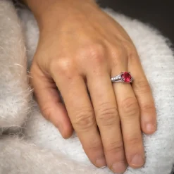 Coffret Bague Femme Rhodium LIBRAE