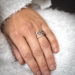Coffret Bague Femme Rhodium ORTEA