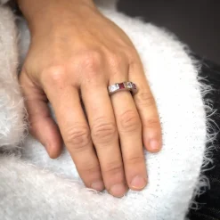 Coffret Bague Femme Rhodium DANA