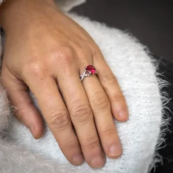 Coffret Bague Femme Rhodium CURSA