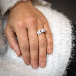 Coffret Bague Femme Rhodium NYX
