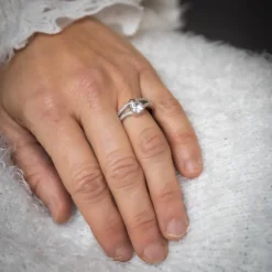 Coffret Bague Femme Rhodium NAIMI