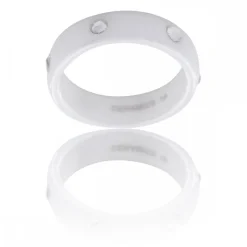 Coffret Belle Bague Femme Céramique Ornée Zirconium