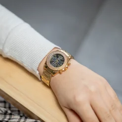Coffret Montre Femme en Acier Strass GIORGIO