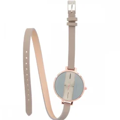 Coffret Montre Femme Gris M. JOHN