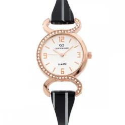 Coffret Montre Femme Métal Rose Noir GIORGIO