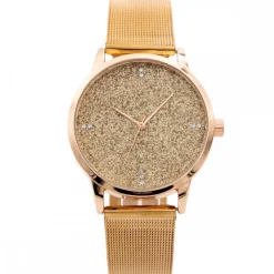 Coffret Montre Femme Métal Rosé GIORGIO