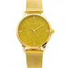 Coffret Montre Femme Métal Doré GIORGIO