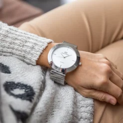 Coffret Montre Femme Métal Argenté GIORGIO