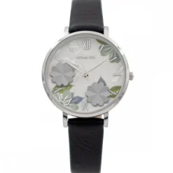 Coffret Montre Femme Noir M. JOHN