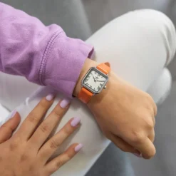 Coffret Montre Femme Orange M. JOHN
