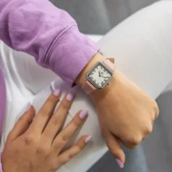 Coffret Montre Femme Rose M. JOHN