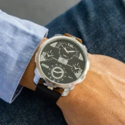 Coffret Montre Format XL Homme Noir CHTIME