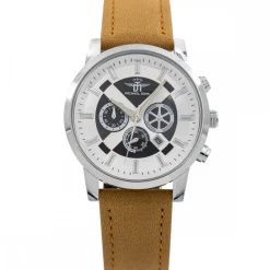 Coffret Montre Homme Beige M. JOHN