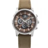 Coffret Montre Homme Brun M. JOHN
