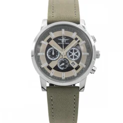 Coffret Montre Homme Gris M. JOHN
