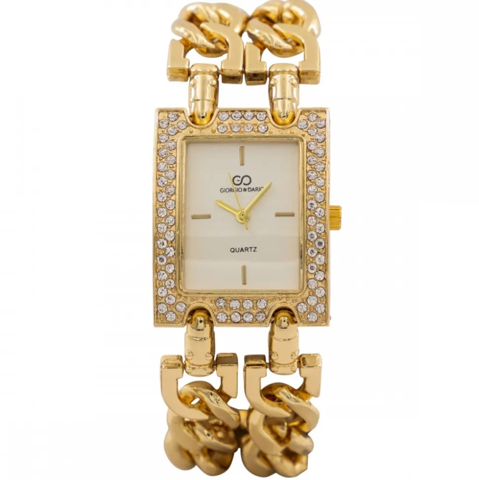 Coffret Montre pour Femme Acier Strass GIORGIO