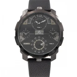 Coffret Montre XL Homme Fashion Noir CHTIME