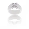 Coffret Sublime Bague Femme Céramique Ornée Zirconium