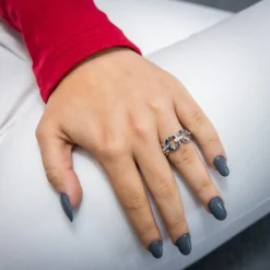 Coffret Sublime Bague Strass Femme POLA