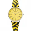 Eclatante Montre Femme Jaune CHTIME