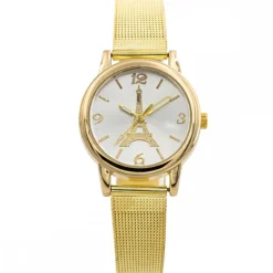 Eclatante Montre Femme Métal Tour Eiffel