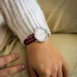 Eclatante Montre Femme Rouge CHTIME