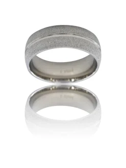 Elégante Bague Femme Acier