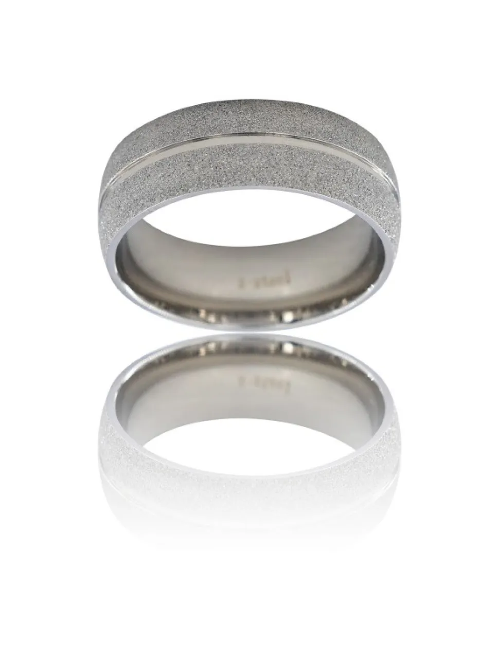 Elégante Bague Femme Acier