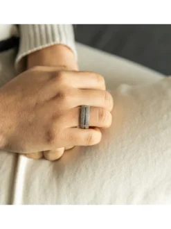 Elégante Bague Femme Acier