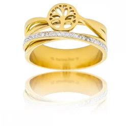 Elégante Bague Femme Strass DAPHNEE