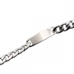 Gourmette Bracelet Acier pour Femme