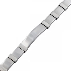 Gourmette Bracelet Homme Fashion Acier