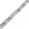 Gourmette Bracelet Homme en Acier
