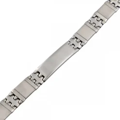 Gourmette Bracelet Homme en Acier