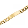 Gourmette Bracelet pour Femme Acier Doré