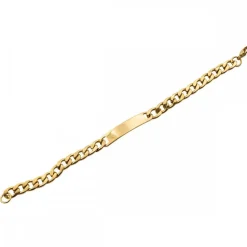 Gourmette Bracelet pour Femme Acier Doré