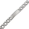 Gourmette Bracelet pour Homme Acier