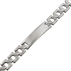 Gourmette Bracelet pour Homme Acier