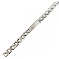 Gourmette Bracelet pour Homme Acier