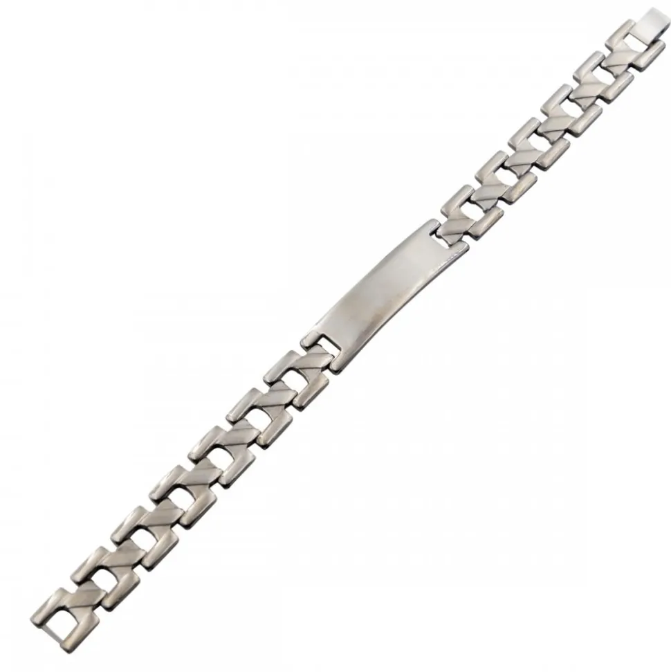 Gourmette Bracelet pour Homme Acier