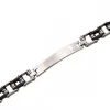 Gourmette Originale Homme Acier Caoutchouc