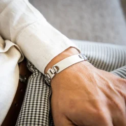 Gourmette Très Tendance Homme Acier