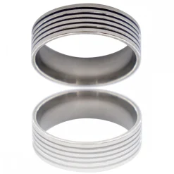 Jolie Bague Anneau Homme Acier CISCUS